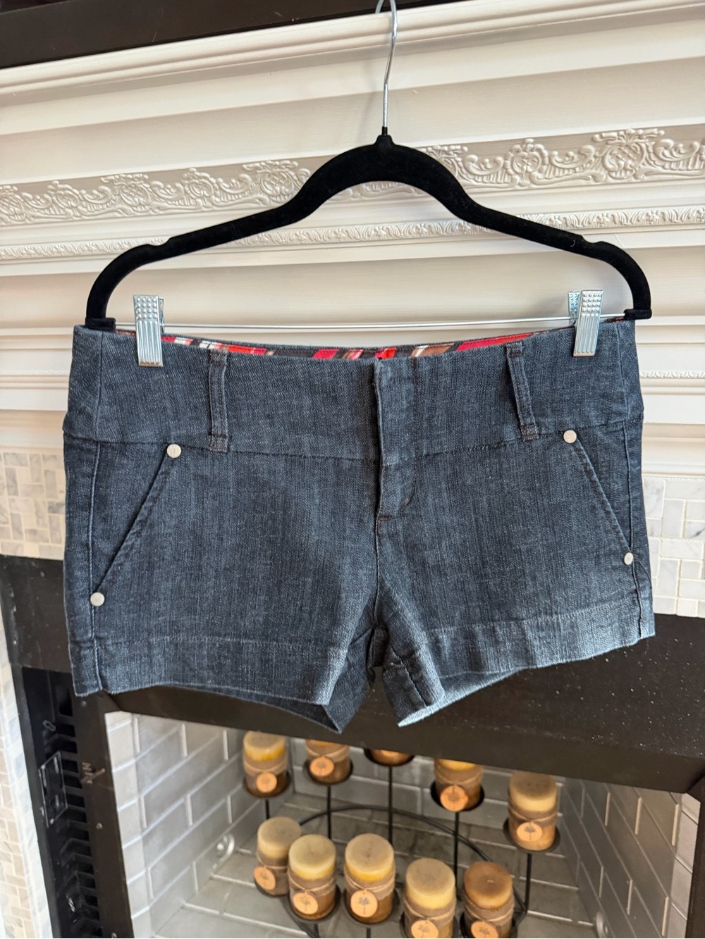 Boom Boom Jeans Dark Blue Denim Shorts